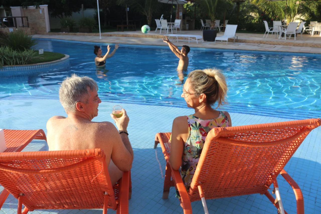 Palm Beach Porto Das Dunas, Apartamento Todo Climatizado Terreo A 350 Metros Beach Park アキラス エクステリア 写真