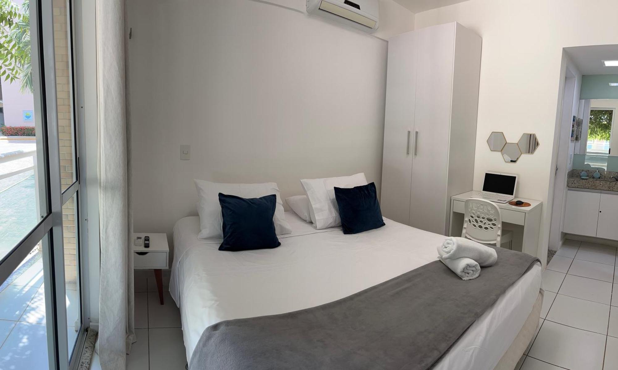 Palm Beach Porto Das Dunas, Apartamento Todo Climatizado Terreo A 350 Metros Beach Park アキラス エクステリア 写真