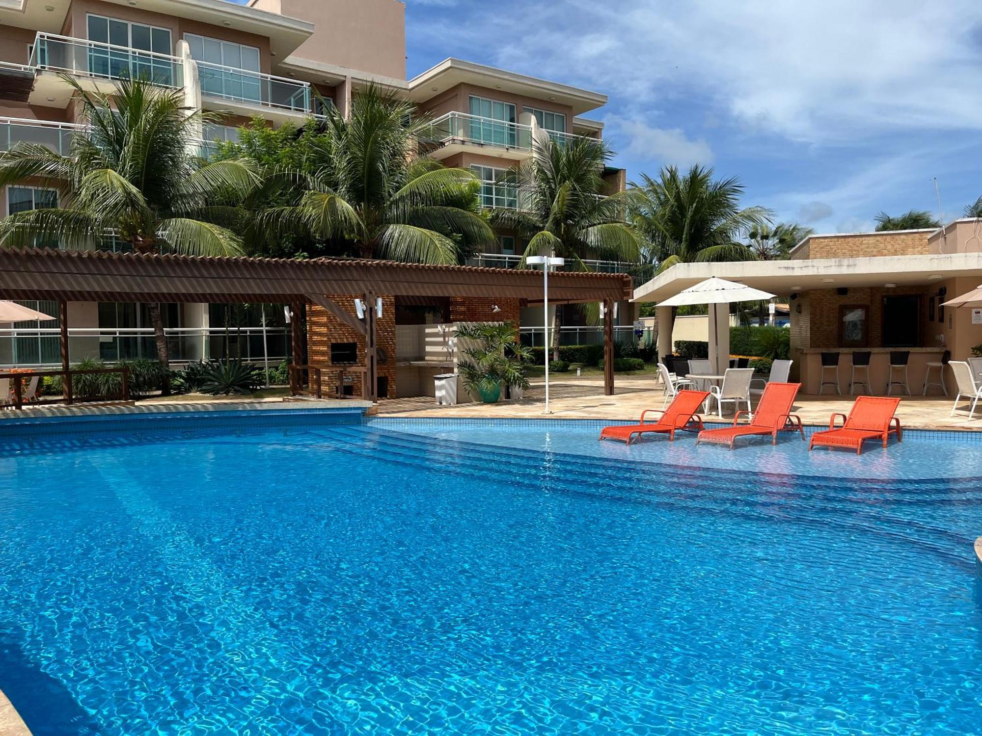 Palm Beach Porto Das Dunas, Apartamento Todo Climatizado Terreo A 350 Metros Beach Park アキラス エクステリア 写真